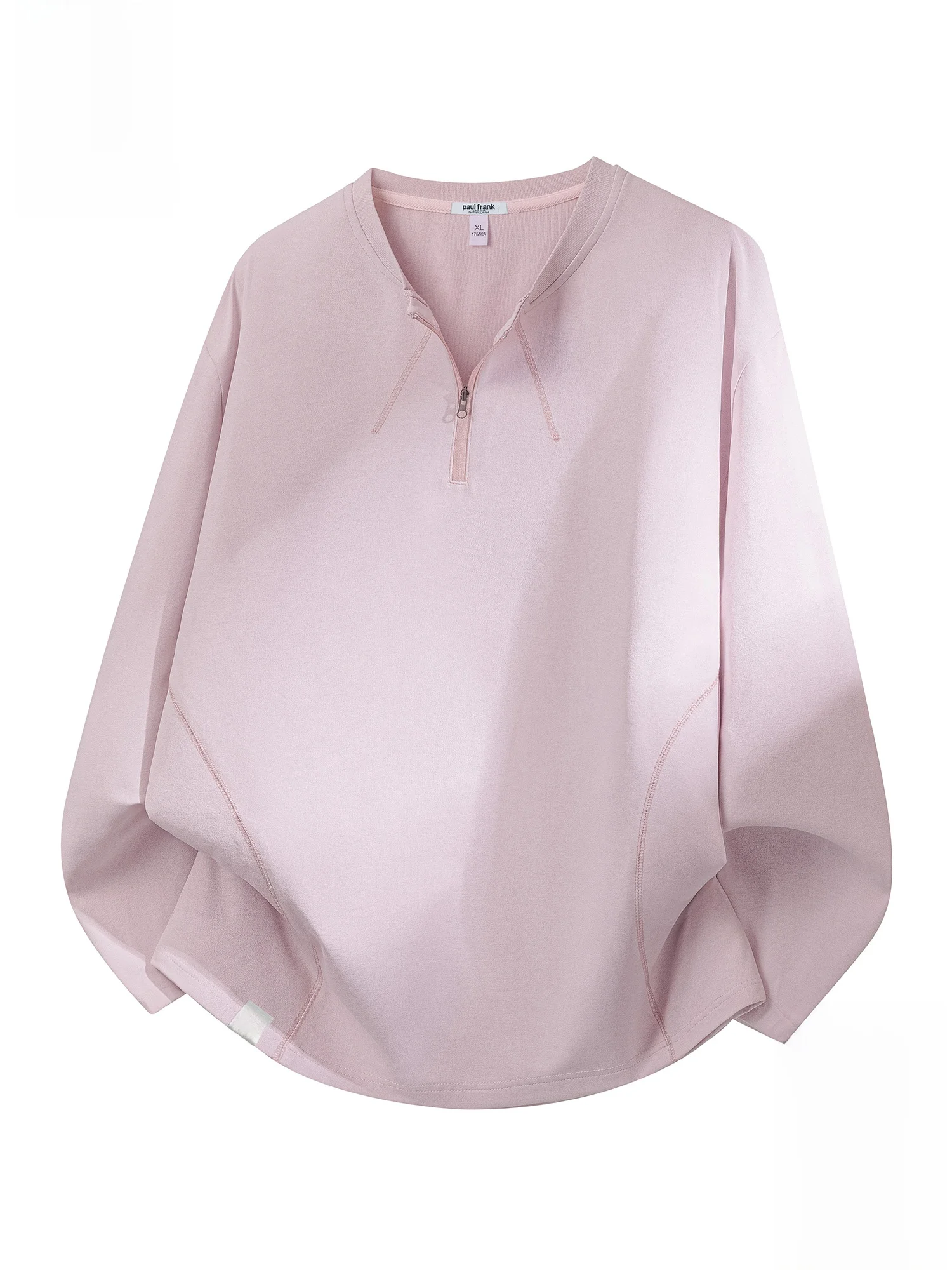 Loose Fit Long Sve T-irt Men's Spring Casual Top f Zipper Contrast Color ex Polyester Fiber Tee
Loose Fit Long Sve T-irt Men's Spring Casual Top f Zipper Contrast Color ex Polyester Fiber Tee