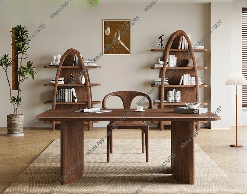 Бытовой обеденный стул из цельного дерева, кабинет, офисный стул из цельного дерева с подлокотниками, стул из североамериканского черного ореха, минималистичный
Бытовой обеденный стул из цельного дерева, кабинет, офисный стул из цельного дерева с подлокотниками, стул из североамериканского черного ореха, минималистичный