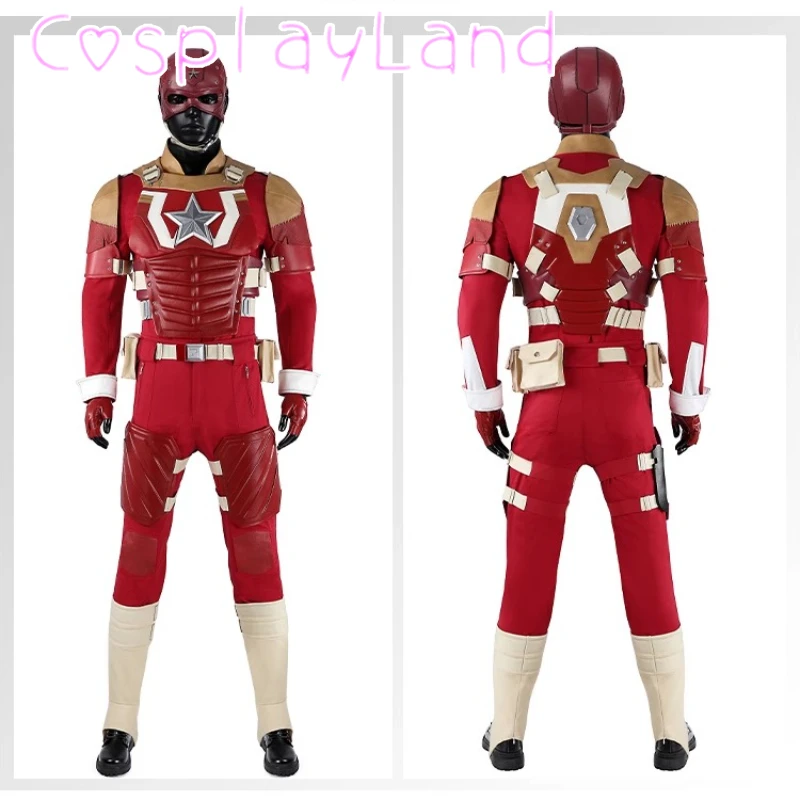 Guardian Cosplay Costume Adult Men Red Top Pants Leather Armor Outfit Full Set Halloween Comic Con Battle Suit Custom Size
Guardian Cosplay Costume Adult Men Red Top Pants Leather Armor Outfit Full Set Halloween Comic Con Battle Suit Custom Size