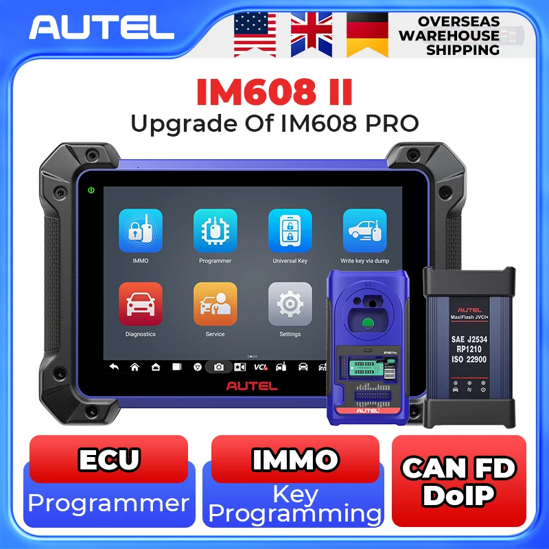 Autel MaxiIM IM608 II PRO Инструмент программирования брелока IMMO Инструменты диагностики программатора IM608II 2-летнее обновление IM608PRO
Autel MaxiIM IM608 II PRO Инструмент программирования брелока IMMO Инструменты диагностики программатора IM608II 2-летнее обновление IM608PRO