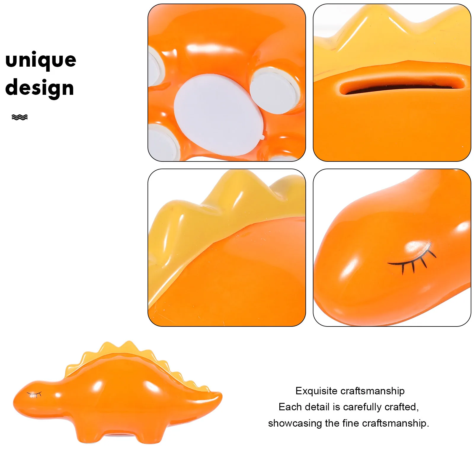 Ceramic Dinosaur Piggy Bank Cartoon Money Saving Pot Durable Coin Storage Container Decorative Coin Box Dinosaur Piggy Bank
Ceramic Dinosaur Piggy Bank Cartoon Money Saving Pot Durable Coin Storage Container Decorative Coin Box Dinosaur Piggy Bank