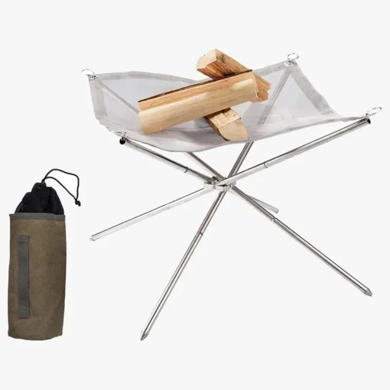 Outdoor Camping Hiking Barbecue Grill Fire Net Stainless Steel with StanCampfire Grill Folding Wood Stove
Outdoor Camping Hiking Barbecue Grill Fire Net Stainless Steel with StanCampfire Grill Folding Wood Stove