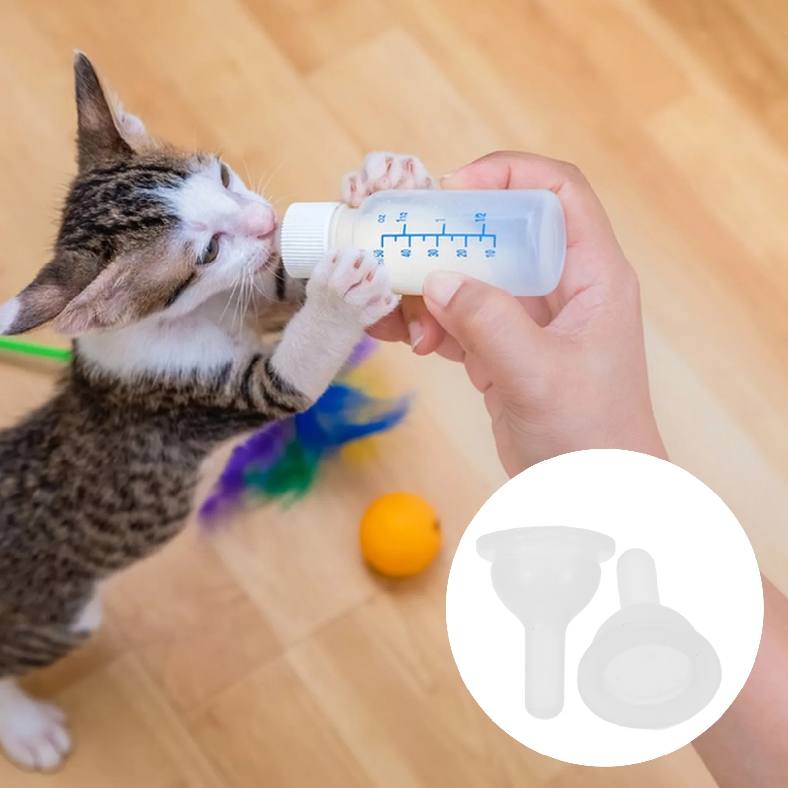 50 Pcs Pet Pacifier Kitten Feeder Nipple Cat Suckling Dog Feeding Bottle Replace Nipples Replacement
50 Pcs Pet Pacifier Kitten Feeder Nipple Cat Suckling Dog Feeding Bottle Replace Nipples Replacement