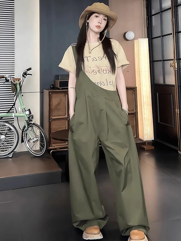 American Retro Military Green Workwear Pants Women's Summer Loose Drapey Wide Leg Long Trousers Casual Style High Waist Strai...
American Retro Military Green Workwear Pants Women's Summer Loose Drapey Wide Leg Long Trousers Casual Style High Waist Strai...