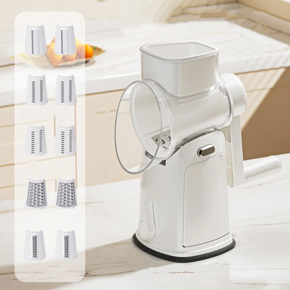 Manual Hand-Crank Vegetable Slicer Non-slip Suction Bas Detachable Kitchen Scraper Household 6/10 Blades Vegetable Cutter
Manual Hand-Crank Vegetable Slicer Non-slip Suction Bas Detachable Kitchen Scraper Household 6/10 Blades Vegetable Cutter