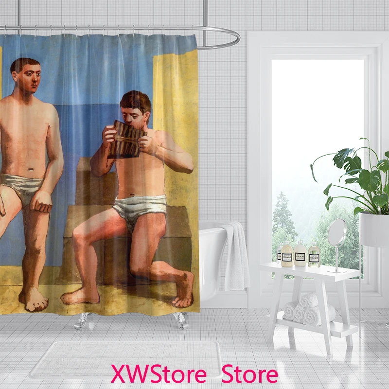 Color Figure Oil Painting Shower Curtain Waterproof Mildew Proof Thickened Minimalist Bathroom Style
Color Figure Oil Painting Shower Curtain Waterproof Mildew Proof Thickened Minimalist Bathroom Style