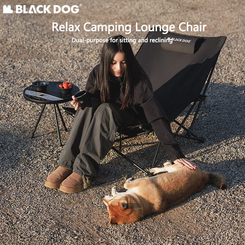 BLACKDOG Leisure Folding Recliner Outdoor Beach Nap Portable Camping Folding Camping Lounge Chair With Pillow
BLACKDOG Leisure Folding Recliner Outdoor Beach Nap Portable Camping Folding Camping Lounge Chair With Pillow