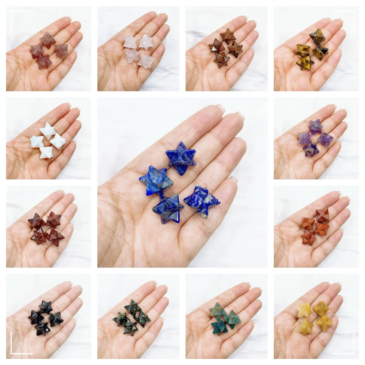 13mm Mini Merkaba Star Natural Chakra Quartz Stone Crystal Reiki Healing Energy Gem Wiccan For DIY Jewelry Decor Wholesale Gift
13mm Mini Merkaba Star Natural Chakra Quartz Stone Crystal Reiki Healing Energy Gem Wiccan For DIY Jewelry Decor Wholesale Gift