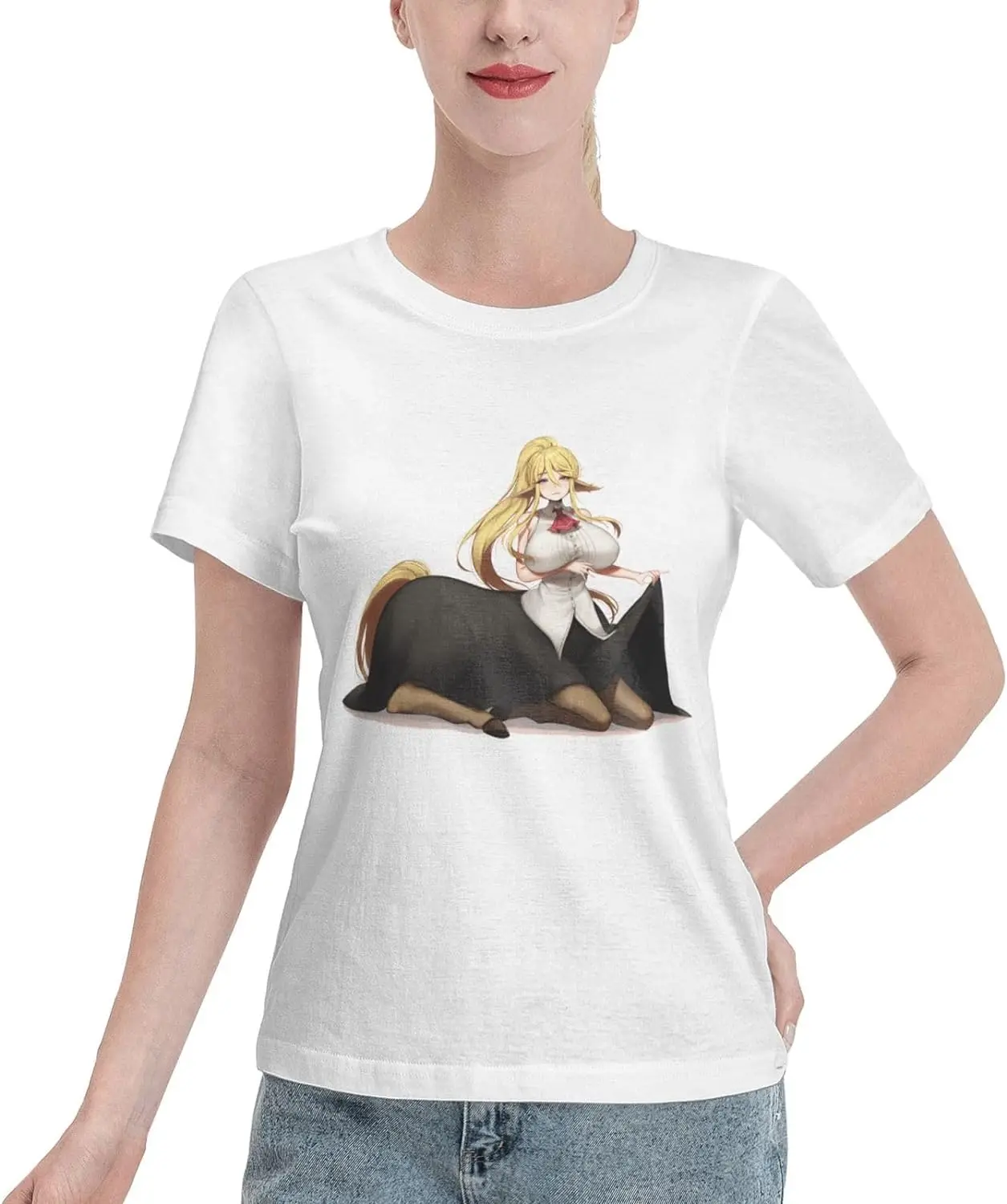 Anime T Shirt Womens Summer Cotton Tee Round Neck Tops Casual Short Sleeve Shirts
Anime T Shirt Womens Summer Cotton Tee Round Neck Tops Casual Short Sleeve Shirts