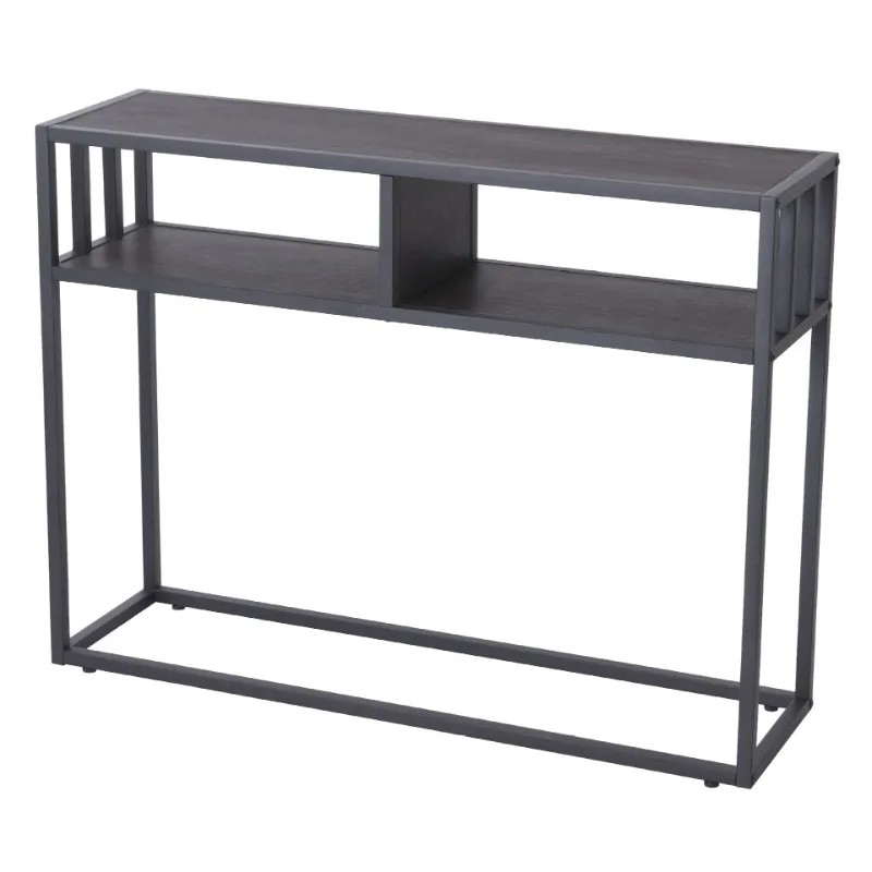 Modern retro antique wood top sofa side table corridor entrance industrial style console table with storage
Modern retro antique wood top sofa side table corridor entrance industrial style console table with storage