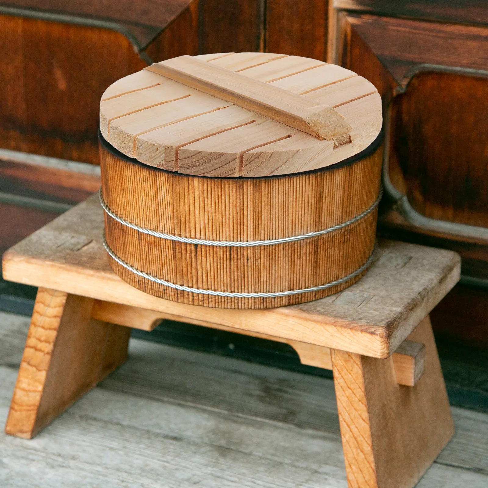 Cedarwood 18cm Rice Steamer Bottom Plate Wooden Kitchen Tool Easy Install Quick Cooking Wooden Rice Steamer Accessories
Cedarwood 18cm Rice Steamer Bottom Plate Wooden Kitchen Tool Easy Install Quick Cooking Wooden Rice Steamer Accessories