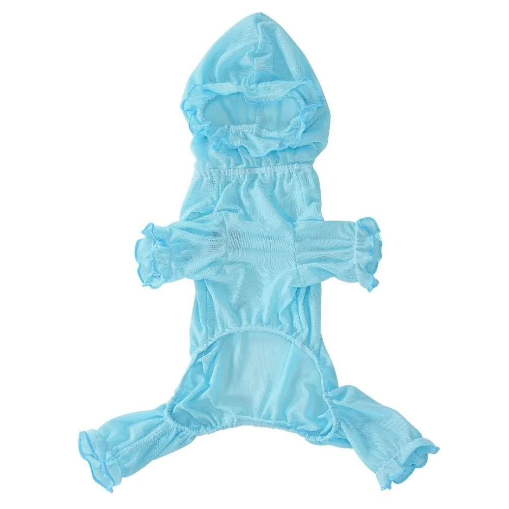 Pet Sportswear Breathable Mesh Dog Cooling Clothing Hooded Full Body Dog Pajamas Soft Pet Four-Legged Clothes Spring Summer
Pet Sportswear Breathable Mesh Dog Cooling Clothing Hooded Full Body Dog Pajamas Soft Pet Four-Legged Clothes Spring Summer