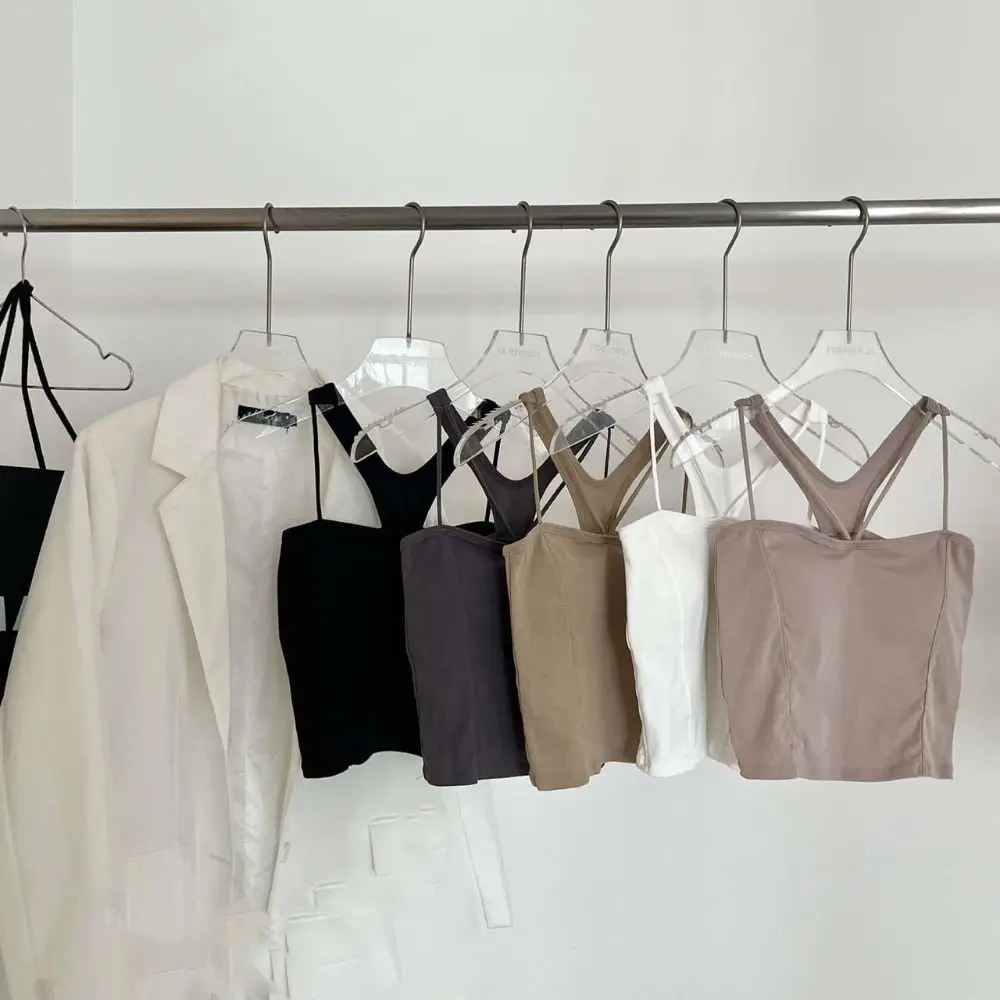 Soft Y-shaped Solid Camisole Women Elastic Solid Color Slim Tank Top Beachwear with Pads Summer Vest Women
Soft Y-shaped Solid Camisole Women Elastic Solid Color Slim Tank Top Beachwear with Pads Summer Vest Women