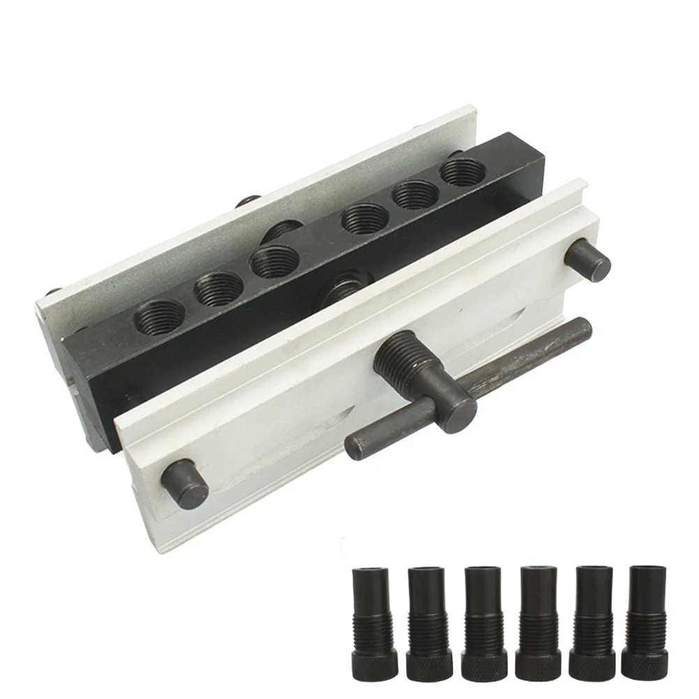 Self-Centering Doweling Jig Kit: Woodworking Tool For Adjustable Joints Straight Hole Drilling Positioner For Drill-Hole Parts
Self-Centering Doweling Jig Kit: Woodworking Tool For Adjustable Joints Straight Hole Drilling Positioner For Drill-Hole Parts