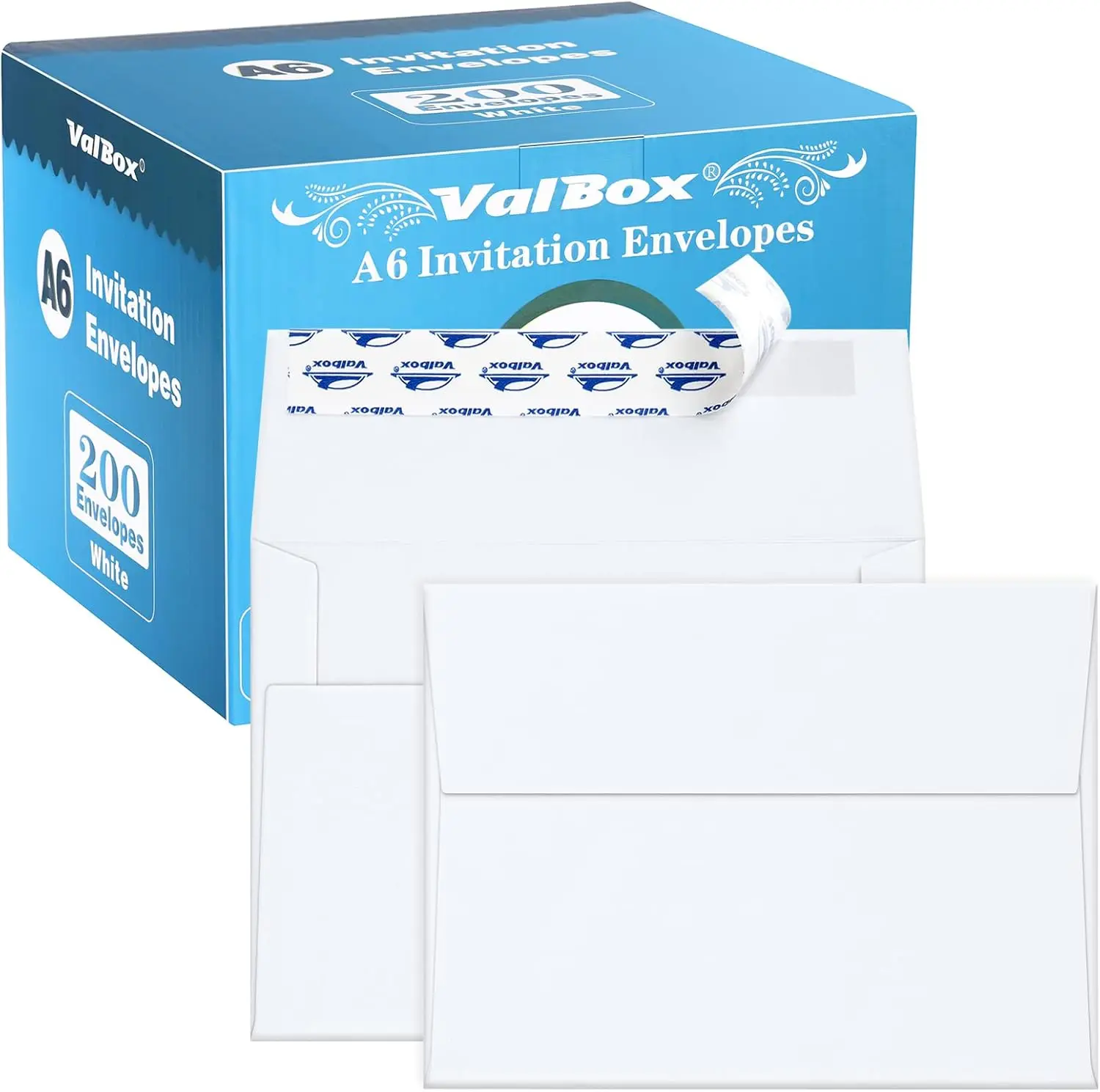 A6 Invitation Envelopes Self Seal 6.5x4.75" White Kraft Paper for 4x6 Cards Photos Weddings Baby Shower Birthday Pack of 200
A6 Invitation Envelopes Self Seal 6.5x4.75" White Kraft Paper for 4x6 Cards Photos Weddings Baby Shower Birthday Pack of 200