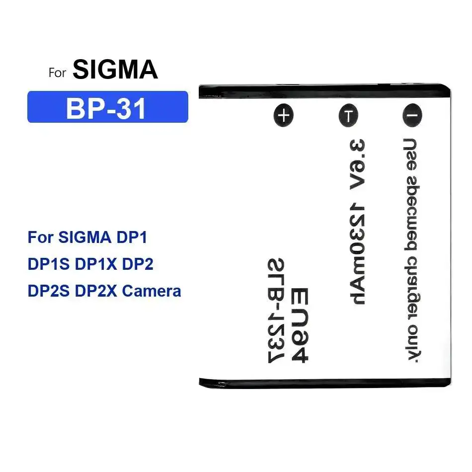 Аккумулятор для камеры Sigma DP1 DP1S DP1X DP2 DP2S DP2X 1050 мАч Прочный BP-31
Аккумулятор для камеры Sigma DP1 DP1S DP1X DP2 DP2S DP2X 1050 мАч Прочный BP-31
