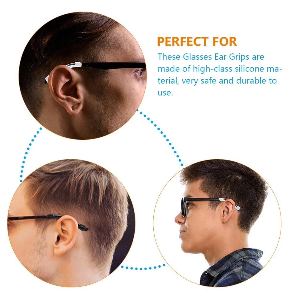 Silicone Glasses Retainers Anti-slip Eyeglass Ear Grips Leg Covers Myopia Family Sports Running Swimming Gymnastics Outdoor
Silicone Glasses Retainers Anti-slip Eyeglass Ear Grips Leg Covers Myopia Family Sports Running Swimming Gymnastics Outdoor