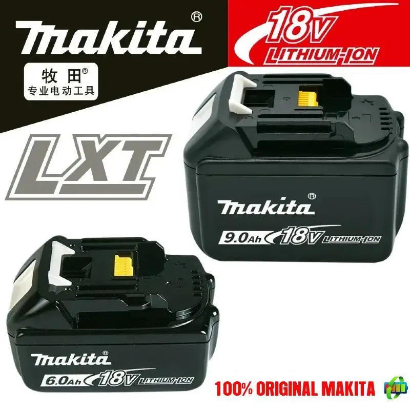 Makita 18V Battery 6AH 9AH 18AH Li-ion Replacement LXT BL1860B BL1860 BL1850 BL1830 DHP482RFX9 BL1815 LXT400 for Cordless Drills
Makita 18V Battery 6AH 9AH 18AH Li-ion Replacement LXT BL1860B BL1860 BL1850 BL1830 DHP482RFX9 BL1815 LXT400 for Cordless Drills