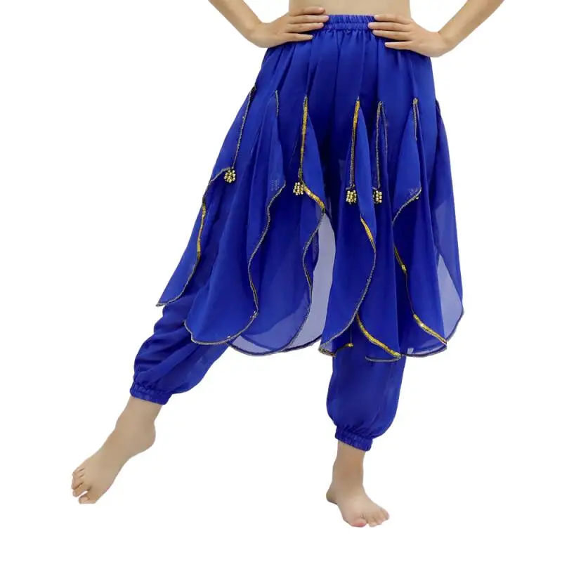 Belly Dance Harem Pants for Women Chiffon Skirted Dance Trousers Indian Arabian Stage Performance Costumes Dancewear
Belly Dance Harem Pants for Women Chiffon Skirted Dance Trousers Indian Arabian Stage Performance Costumes Dancewear
