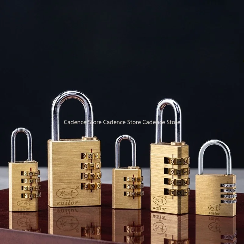 Solid Brass Copper Security Padlock Password Combination Code Lock for Gym Digital Locker Suitcase Drawer Lock Hardware
Solid Brass Copper Security Padlock Password Combination Code Lock for Gym Digital Locker Suitcase Drawer Lock Hardware