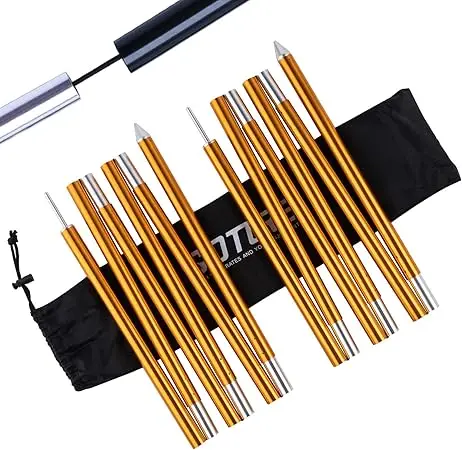 Goture, 1 пара, 12 секций, легкий стержень для палатки, 1,8 м 7705, алюминиевый брезентовый столб, аксессуары для палаток с сумками для кемпинга на открытом воздухе
Goture, 1 пара, 12 секций, легкий стержень для палатки, 1,8 м 7705, алюминиевый брезентовый столб, аксессуары для палаток с сумками для кемпинга на открытом воздухе