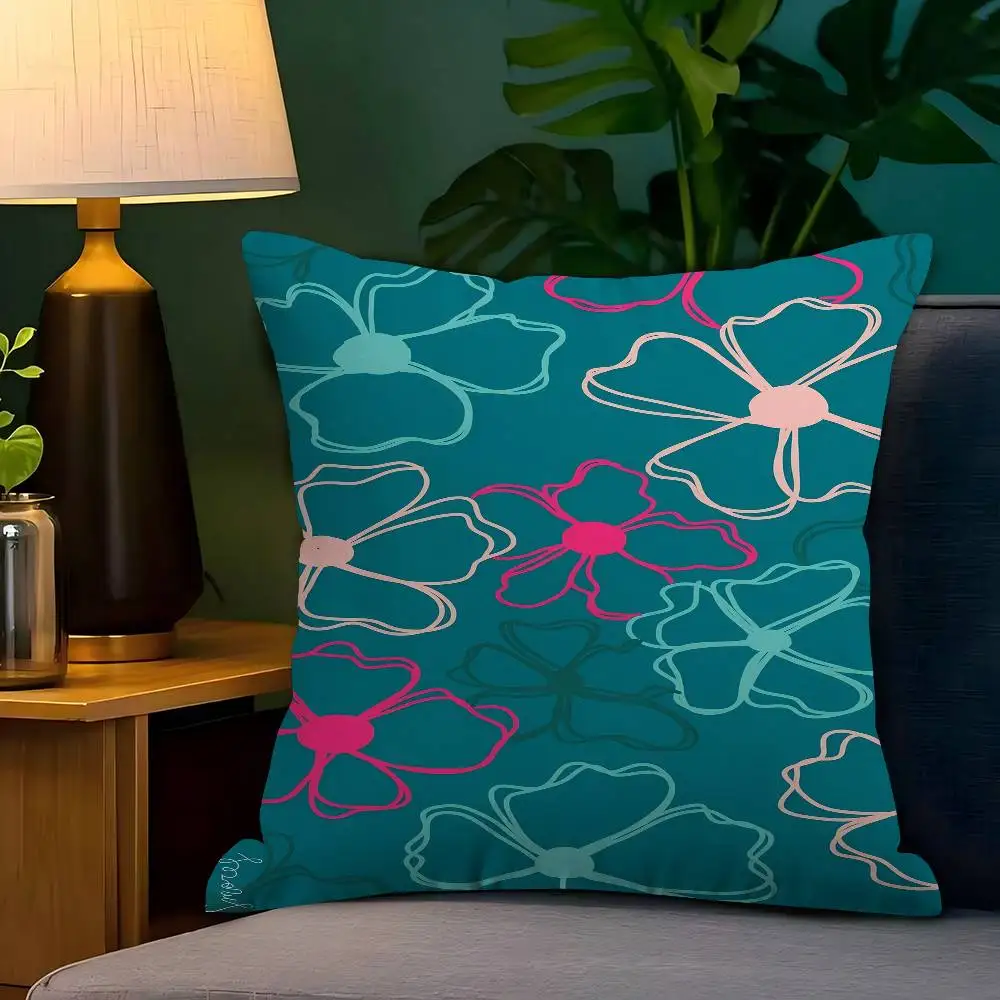 Teal Line Flowers Personalized Pillow Dust Cover Bedroom Kids Party Decoration Pillowcase Birthday Children Gift
Teal Line Flowers Personalized Pillow Dust Cover Bedroom Kids Party Decoration Pillowcase Birthday Children Gift