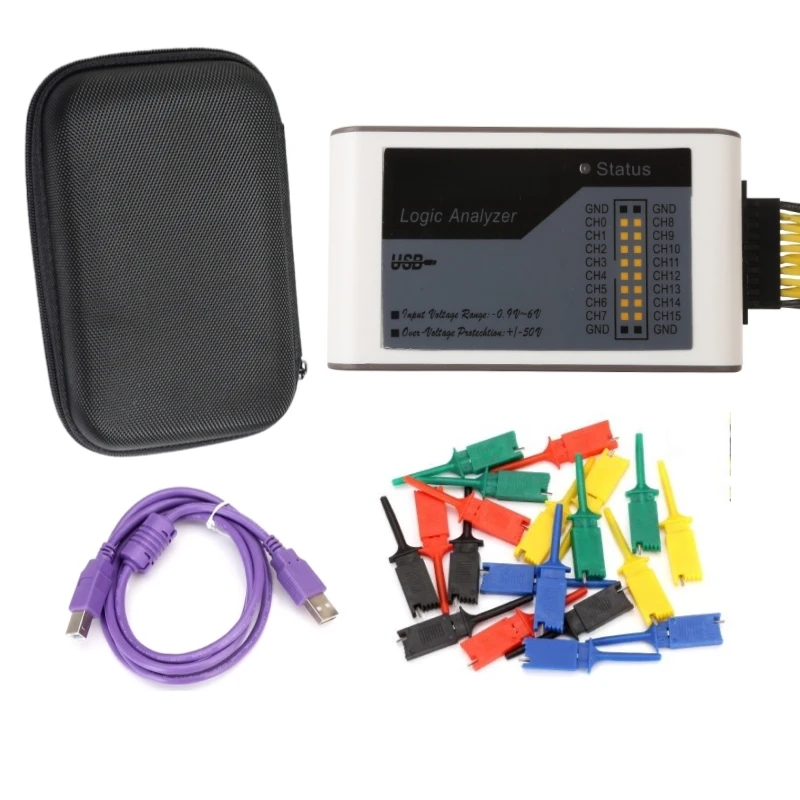 New 16Ch 100MHz USB Logic Analyzer For ARM FPGA