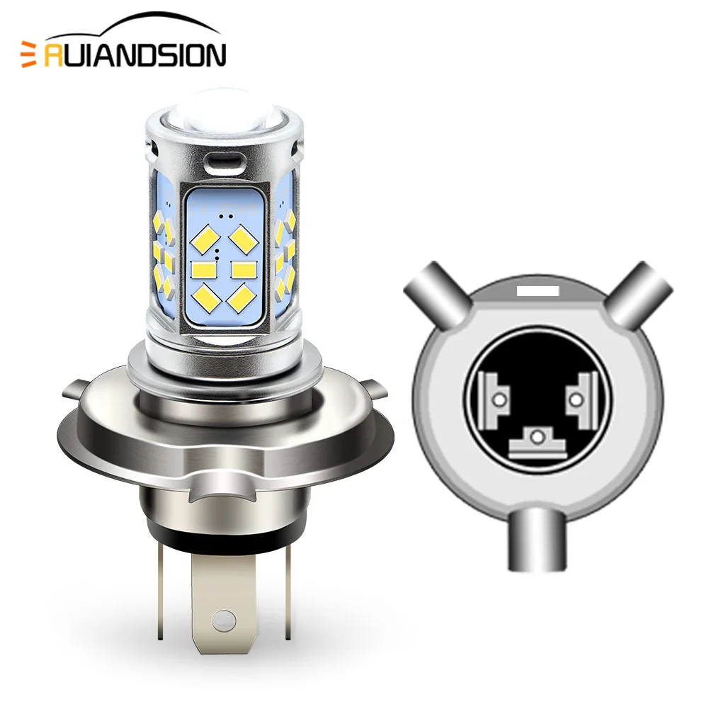 H4 9003 HB2 Motorcycle LED Headlight Bulb P45T LED 6-30V 6000K Hi/Lo Beam Super Bright for Honda Suzuki Scooter Moped 12V 24V
H4 9003 HB2 Motorcycle LED Headlight Bulb P45T LED 6-30V 6000K Hi/Lo Beam Super Bright for Honda Suzuki Scooter Moped 12V 24V