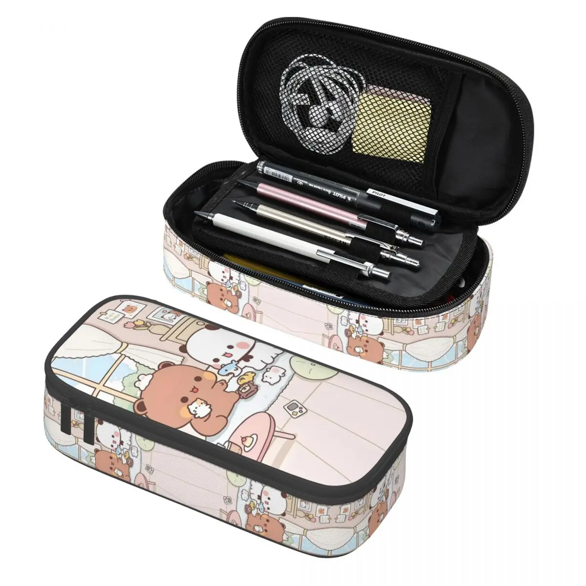 Custom Cute Emoticon B-Bubus D-Dudus Kawaii Pencil Cases Girl Boy Large Capacity Bear And Panda Pencil Bag School Supplies
Custom Cute Emoticon B-Bubus D-Dudus Kawaii Pencil Cases Girl Boy Large Capacity Bear And Panda Pencil Bag School Supplies