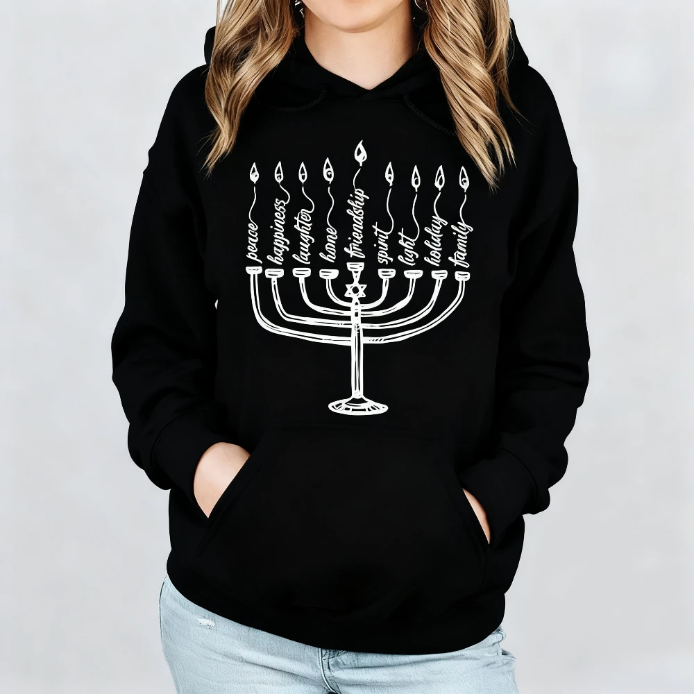 Hanukkah Clothing Family Hanukkah Sweatshirt Happy Hanukkah Hoodie Jewish Holiday Women Casual Apparel Religious Jewish Gifts
Hanukkah Clothing Family Hanukkah Sweatshirt Happy Hanukkah Hoodie Jewish Holiday Women Casual Apparel Religious Jewish Gifts