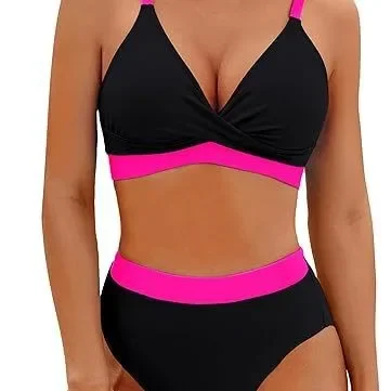 S - XXL New Splicing V Neck Backless Women Swimwear Bikinis Set Swimsuit Female High Leg Cut Padded Bather Bathing Suit Swim
S - XXL New Splicing V Neck Backless Women Swimwear Bikinis Set Swimsuit Female High Leg Cut Padded Bather Bathing Suit Swim