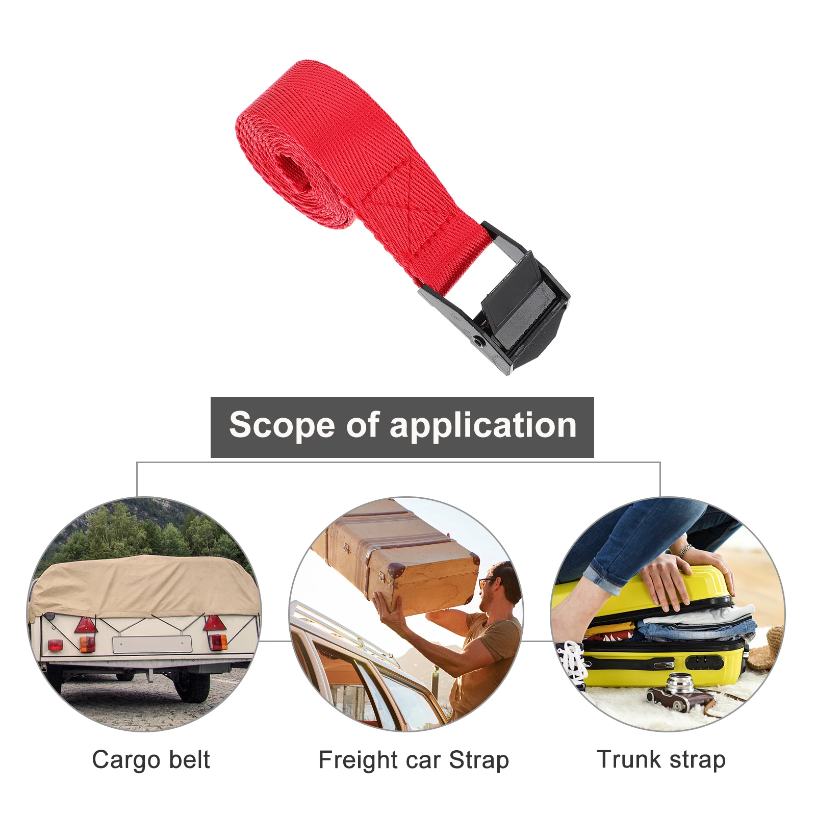 6pcs Heavy Duty Lashing Straps Durable Nylon Tie Down Belts For Luggage Cargo Fixing Fastening Luggage Tie Straps
6pcs Heavy Duty Lashing Straps Durable Nylon Tie Down Belts For Luggage Cargo Fixing Fastening Luggage Tie Straps