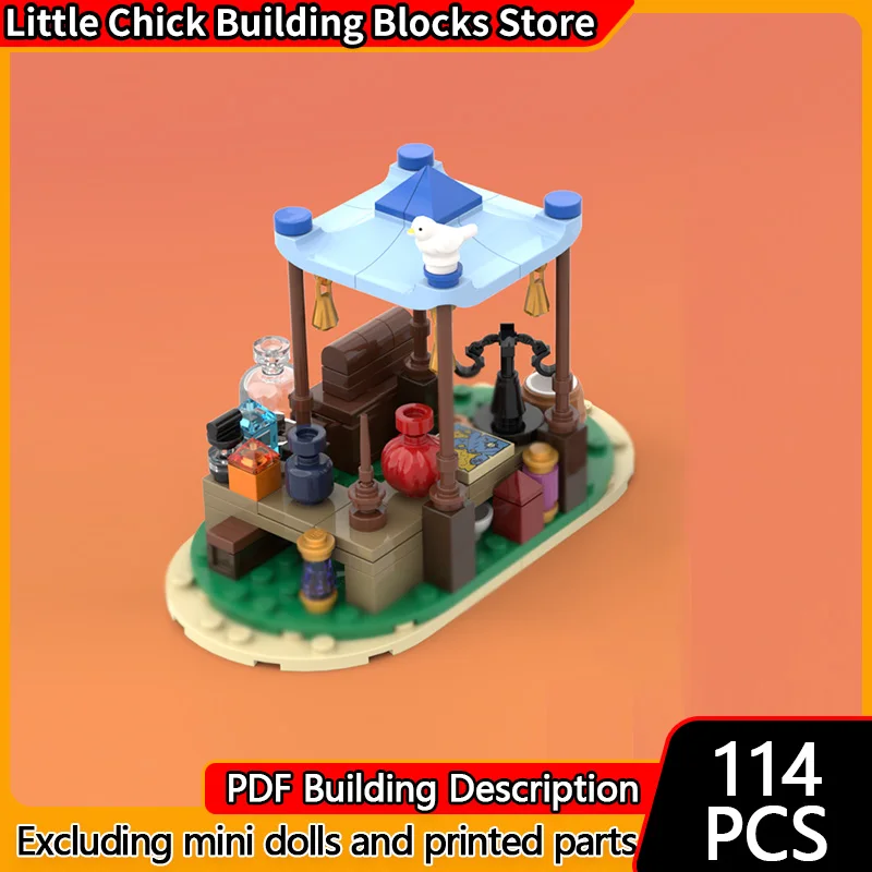 Medieval Castle Model MOC Building Bricks Market Spice Stall Modular Technology Children Holiday Gifts Assemble Toys Suit
Medieval Castle Model MOC Building Bricks Market Spice Stall Modular Technology Children Holiday Gifts Assemble Toys Suit