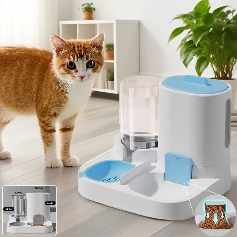2026 New automatic Pet feeder Feeding and Drinking Water Integrated Convenient Large Capacity Food Container фонтан для кошек
2026 New automatic Pet feeder Feeding and Drinking Water Integrated Convenient Large Capacity Food Container фонтан для кошек