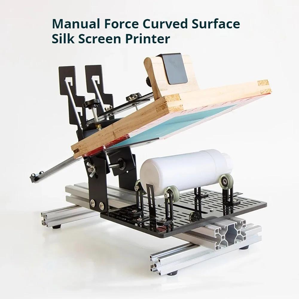 Manual Curved Screen Printing Machine Is Suitable for Printing Cylindrical Objects (cups/bottles/tubes) with A Diameter 1.3-27CM
Manual Curved Screen Printing Machine Is Suitable for Printing Cylindrical Objects (cups/bottles/tubes) with A Diameter 1.3-27CM