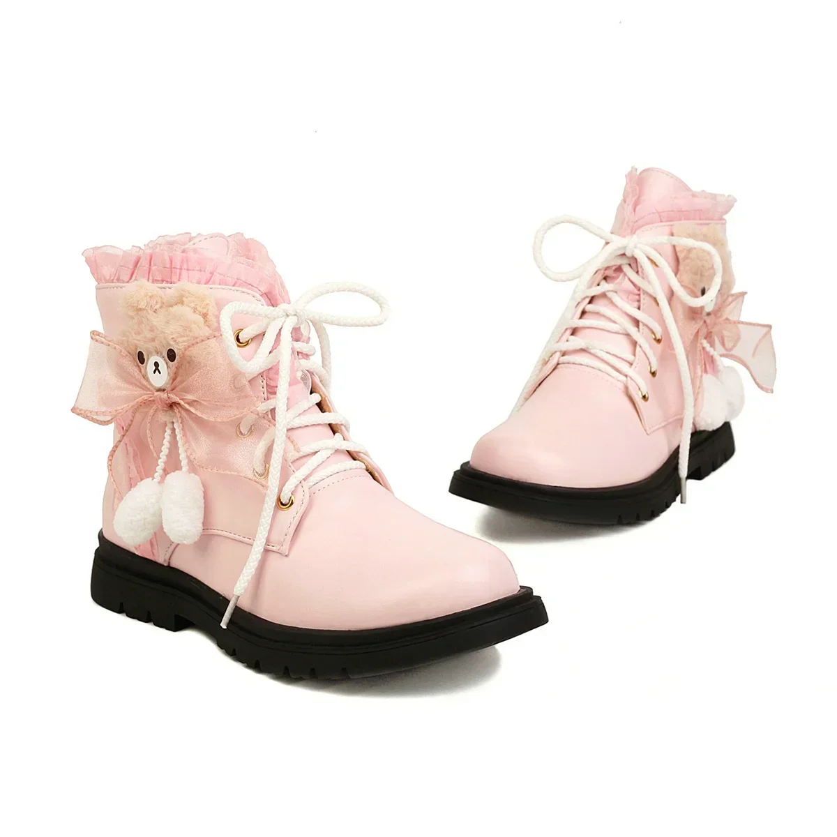 Женские короткие ботильоны в стиле Лолиты, круглый носок, толстая подошва, куклы, каваи, помпоны для девочек, Jk, ботильоны с героями мультфильмов, боковая молния
Женские короткие ботильоны в стиле Лолиты, круглый носок, толстая подошва, куклы, каваи, помпоны для девочек, Jk, ботильоны с героями мультфильмов, боковая молния