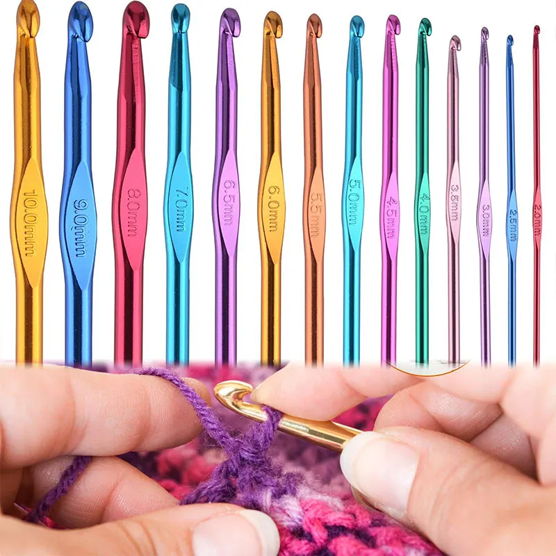 5PCS Aluminum Crochet Hooks Knitting Needles Coloured Single Head Crochet Hook for DIY Knitting Craft Tools Sweater Knitting
5PCS Aluminum Crochet Hooks Knitting Needles Coloured Single Head Crochet Hook for DIY Knitting Craft Tools Sweater Knitting