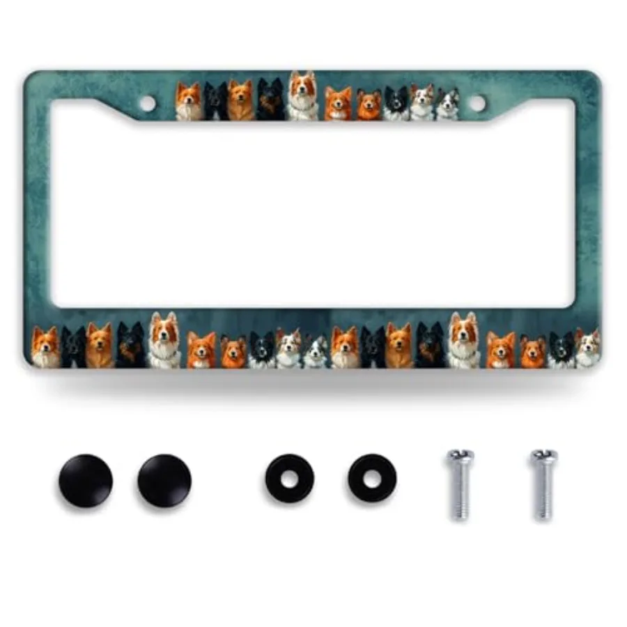 Dog License Plate Frame Funny Pet License Plate Frames for Car Decorative Parts Stainless Stee License Plate for Standard Us Ca
Dog License Plate Frame Funny Pet License Plate Frames for Car Decorative Parts Stainless Stee License Plate for Standard Us Ca