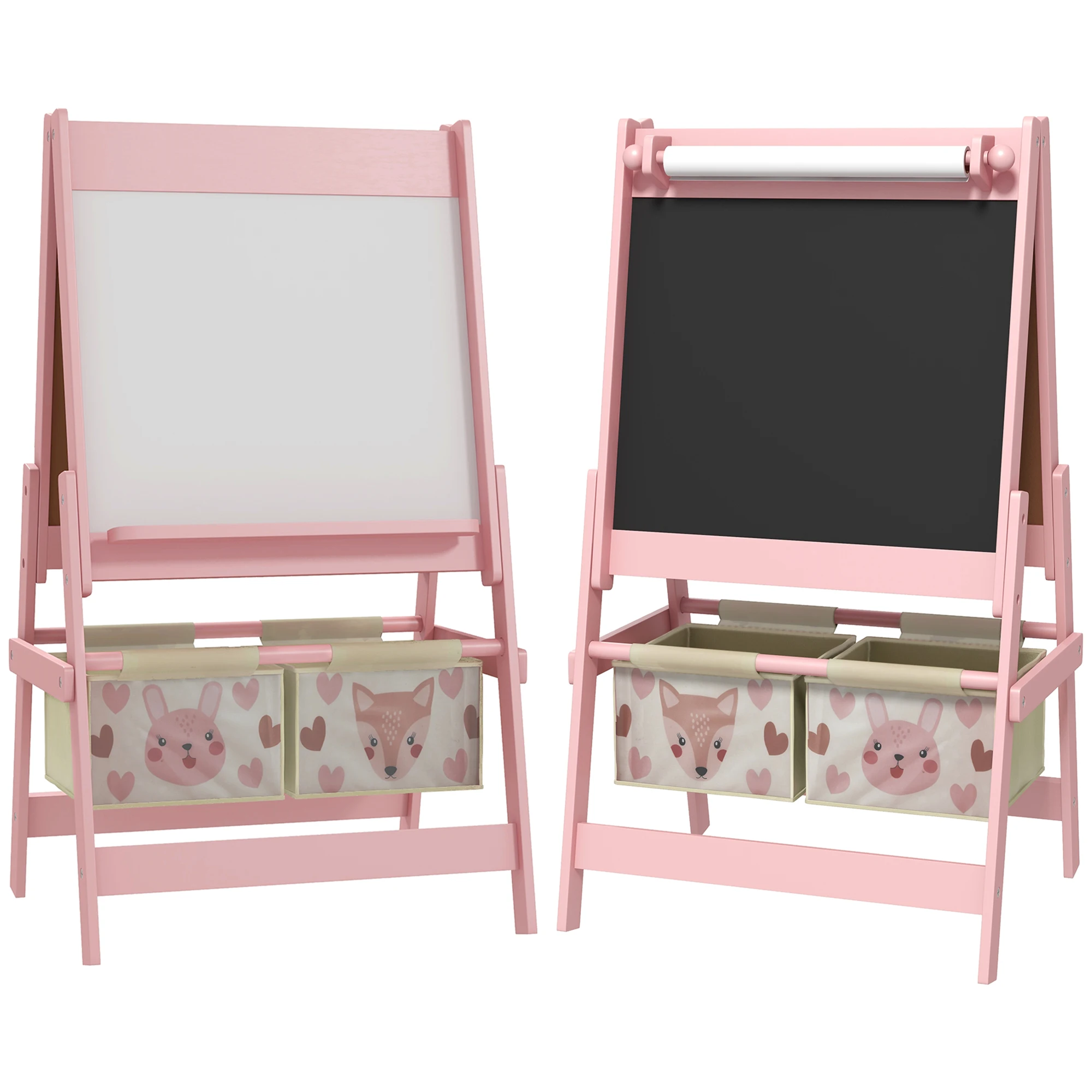 Three-In-On Easel with Paper Roll, Art Easel, with Storage - Pink
Three-In-On Easel with Paper Roll, Art Easel, with Storage - Pink