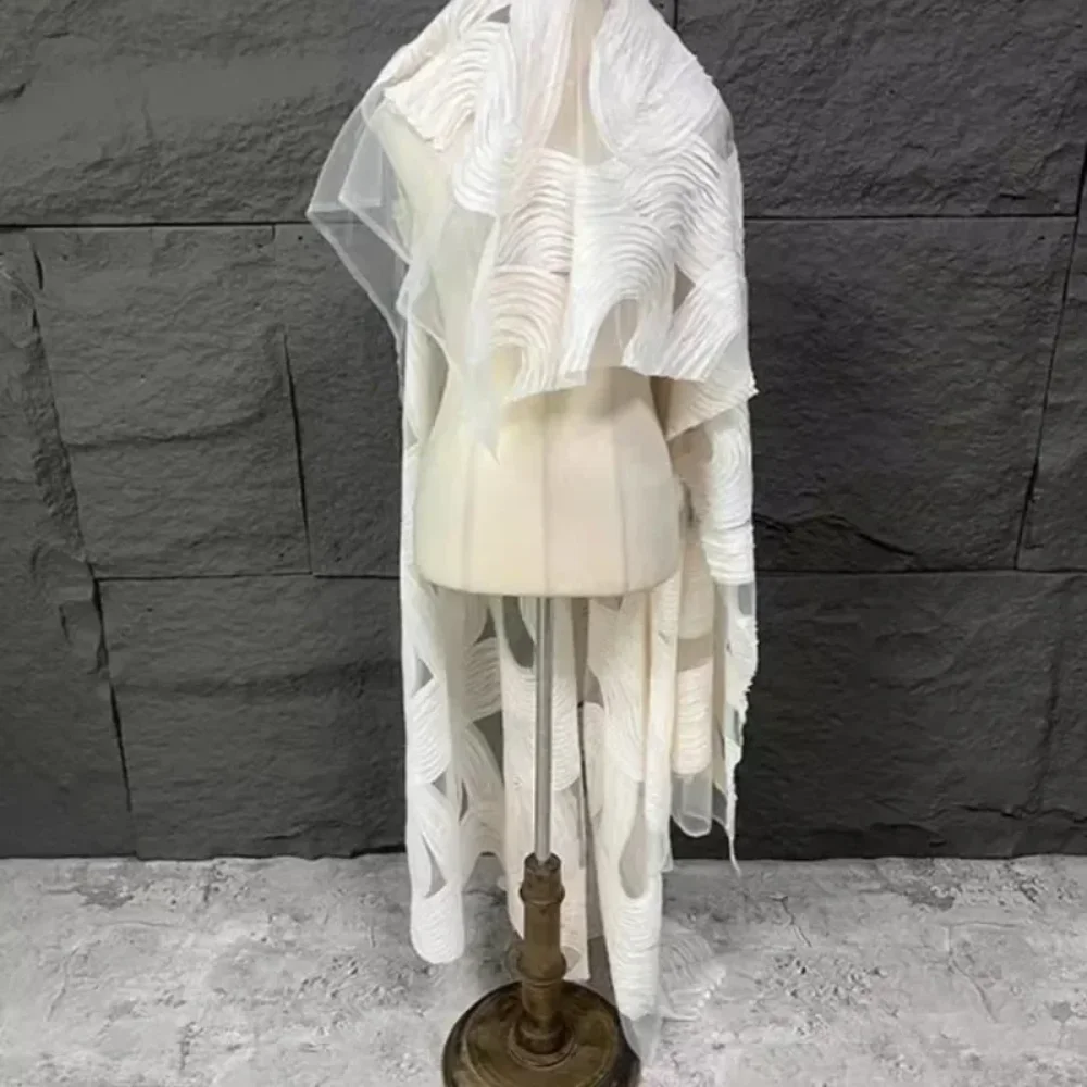 Wave Skin Friendly Irregular Mesh Fabric for Vest Dress Fasion Clothing Designer Diy Sewing By The Meter Cloth Material
Wave Skin Friendly Irregular Mesh Fabric for Vest Dress Fasion Clothing Designer Diy Sewing By The Meter Cloth Material