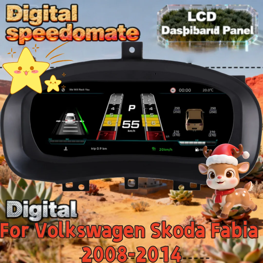 Speedometer Virtual Cockpit GPS Speedometer Digital Cluster For Volkswagen Skoda Fabia 2008-2014 Instrument Carplay LCD
Speedometer Virtual Cockpit GPS Speedometer Digital Cluster For Volkswagen Skoda Fabia 2008-2014 Instrument Carplay LCD