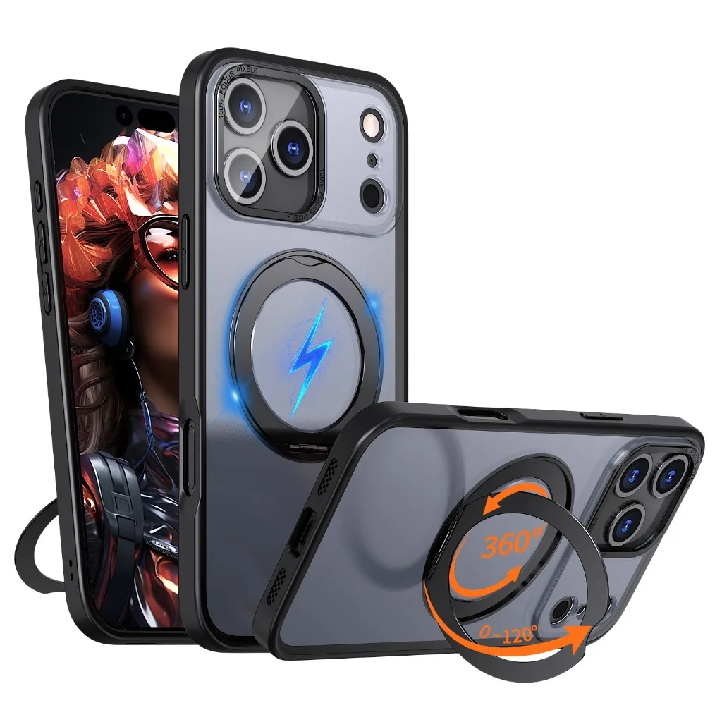 360° Rotating Magnetic Phone Case For iPhone 17 Pro Max Air 16 15 14 Plus 13 12 11 For Magsafe Wireless Charging Back Cover
360° Rotating Magnetic Phone Case For iPhone 17 Pro Max Air 16 15 14 Plus 13 12 11 For Magsafe Wireless Charging Back Cover