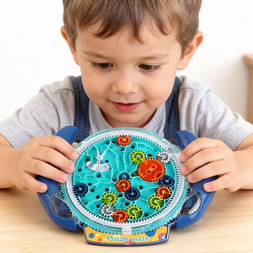 Gear Maze Kids Handmade Toy parent-child interactive trains thinking and hand-eye coordination Safe non-toxic easy to operate
Gear Maze Kids Handmade Toy parent-child interactive trains thinking and hand-eye coordination Safe non-toxic easy to operate