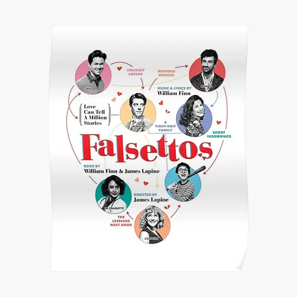 Постер Falsettos, картина, комната печати, забавное винтажное настенное украшение, картина, современное искусство, настенный Декор для дома, без рамки
Постер Falsettos, картина, комната печати, забавное винтажное настенное украшение, картина, современное искусство, настенный Декор для дома, без рамки