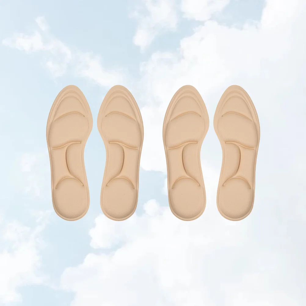 2 Pairs Sponge Women's High Heel Anti Slip Insole Cushioned Insoles Breathable Exercise Insert Pad
2 Pairs Sponge Women's High Heel Anti Slip Insole Cushioned Insoles Breathable Exercise Insert Pad