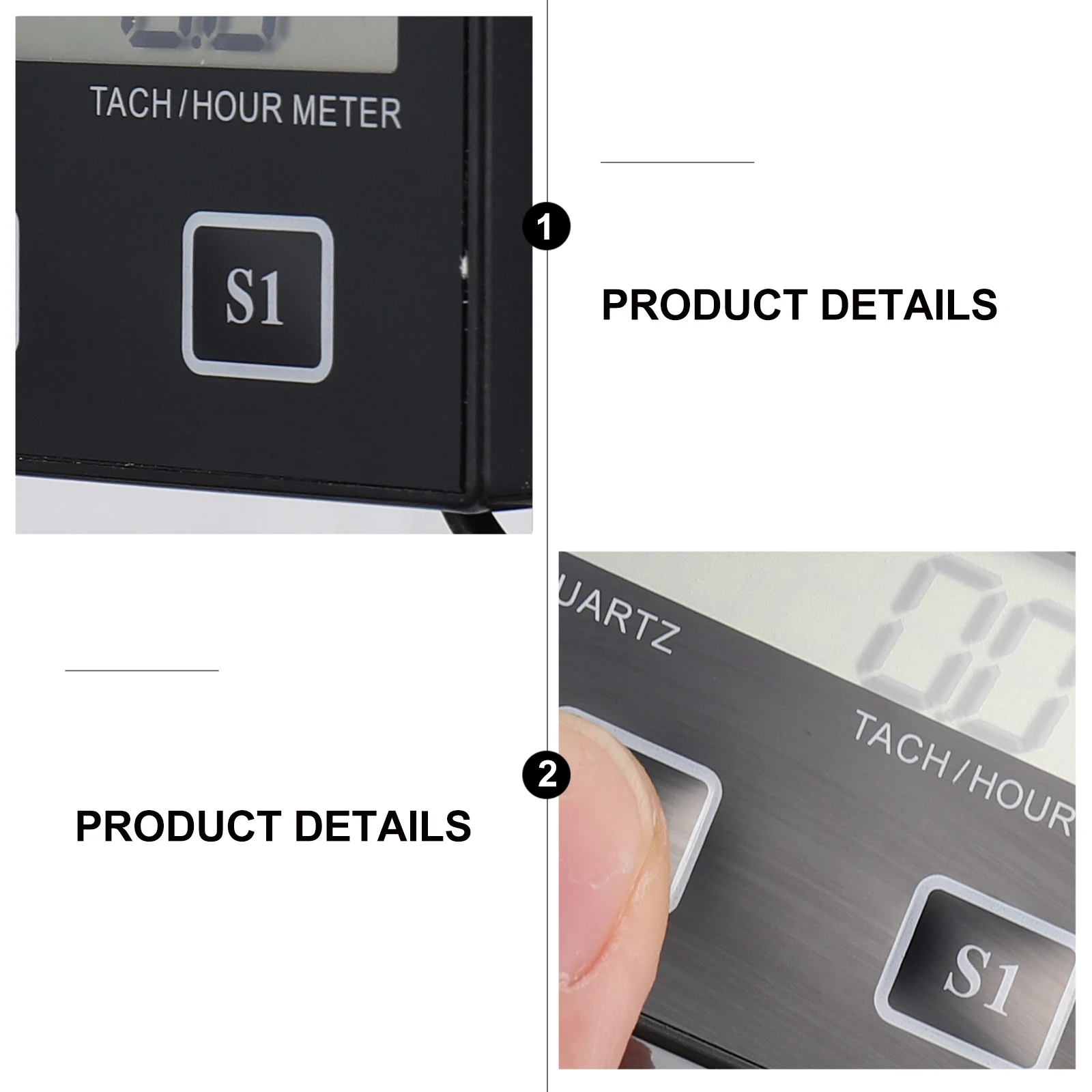 Digital Motorcycle Tachometer Engine Hour Meter Timer Durable ABS Vibration Proof Practical Gift Bike Enthusiasts Hour
Digital Motorcycle Tachometer Engine Hour Meter Timer Durable ABS Vibration Proof Practical Gift Bike Enthusiasts Hour
