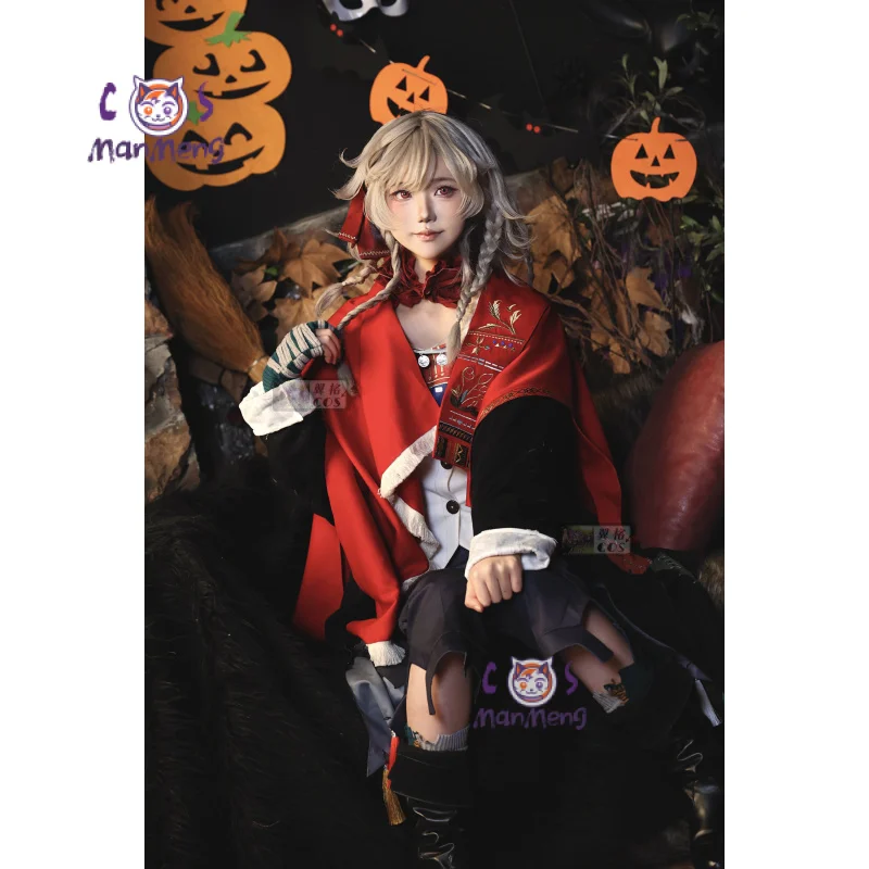 Game Reverse:1999 Rubuska Cosplay Costume Girl Sweet Lolita Red Cloak Vest Pants Backpack Props Halloween Christmas Uniform
Game Reverse:1999 Rubuska Cosplay Costume Girl Sweet Lolita Red Cloak Vest Pants Backpack Props Halloween Christmas Uniform
