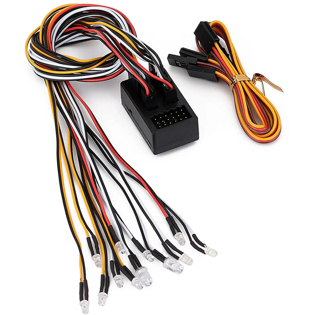 RC Car 12 LED Flash Lights Kit headlights turn Light Brake Light for 1/10 RC Car
RC Car 12 LED Flash Lights Kit headlights turn Light Brake Light for 1/10 RC Car
