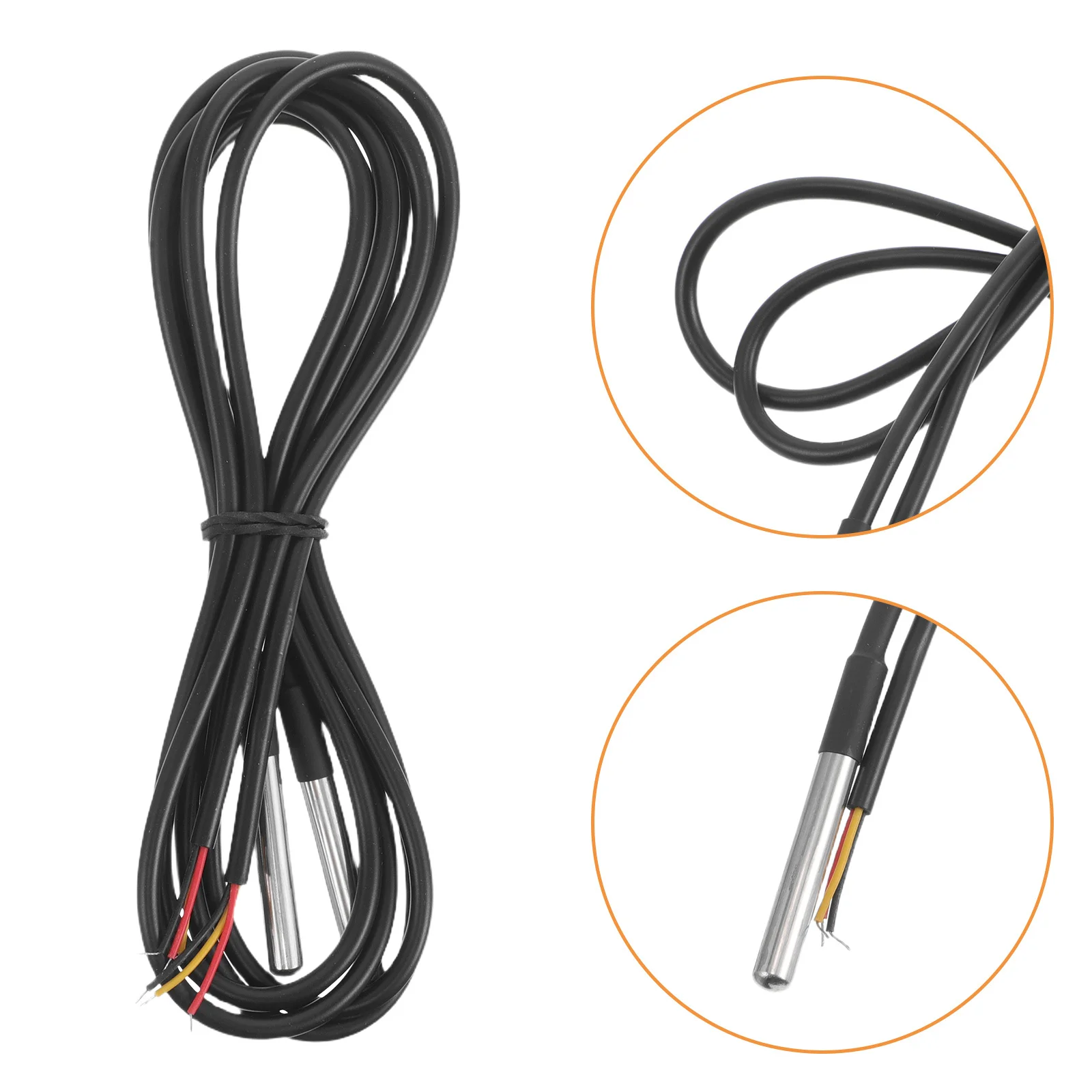 2Pcs Waterproof Temperature Sensor Precise Measurement for Industrial and Outdoor Applications Easy to Install
2Pcs Waterproof Temperature Sensor Precise Measurement for Industrial and Outdoor Applications Easy to Install