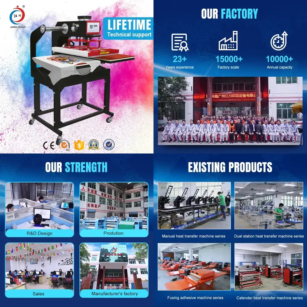 Premium 24X16 Inch Double Worktable Pneumatic Heat Press Machine for Textile Transfers
Premium 24X16 Inch Double Worktable Pneumatic Heat Press Machine for Textile Transfers
